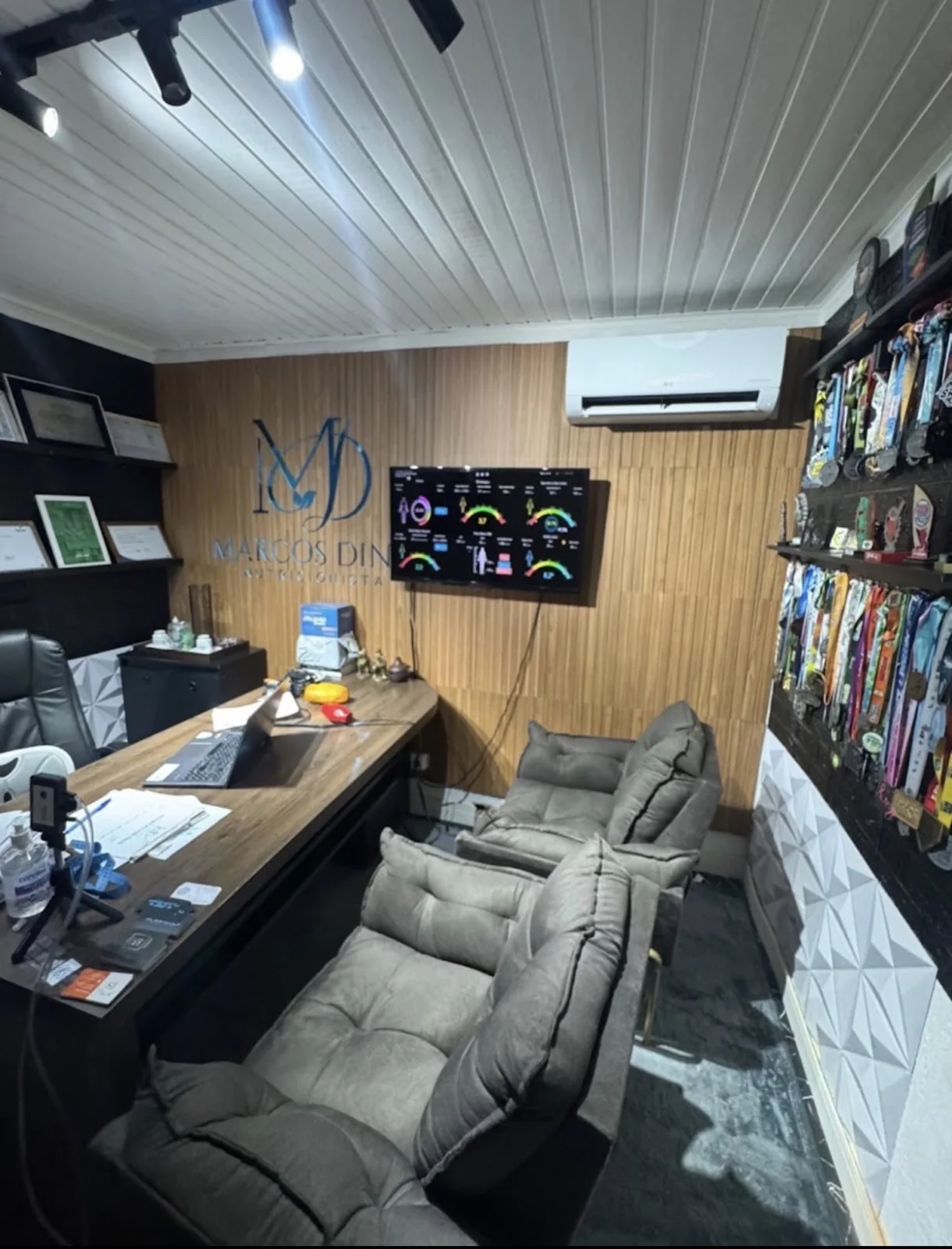 Ambiente interno do consultório em Parelheiros